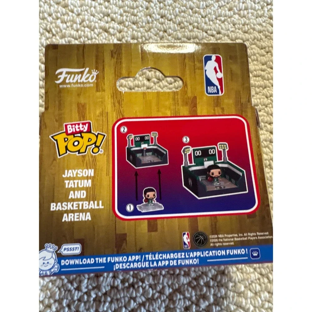 Funko Bitty Pop Town NBA Jayson Tatum Boston Celtics Basketball Arena Green 5 PC